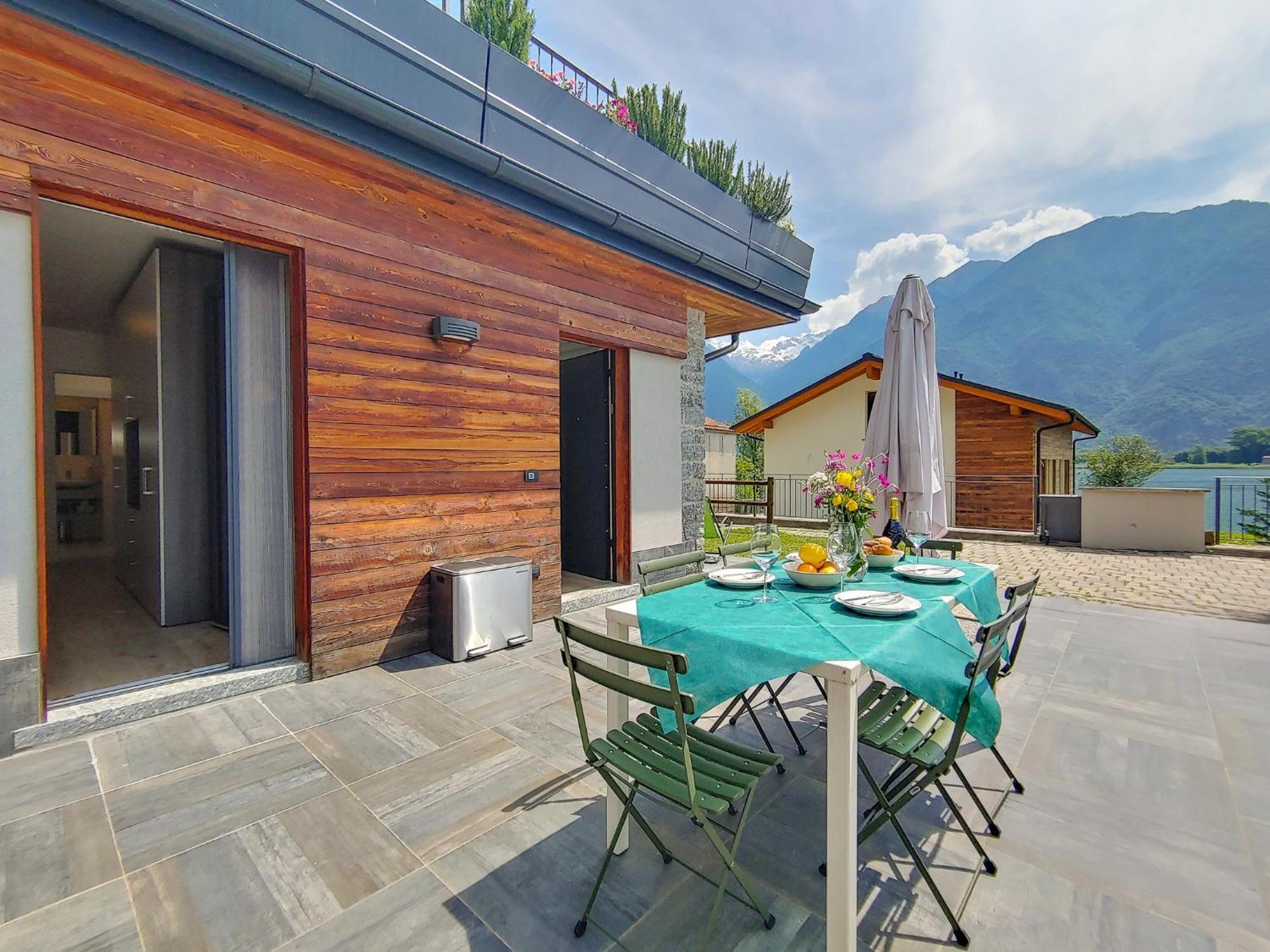 Dascio Emotion Ferienwohnung Mit Terrasse Am See Exterior foto