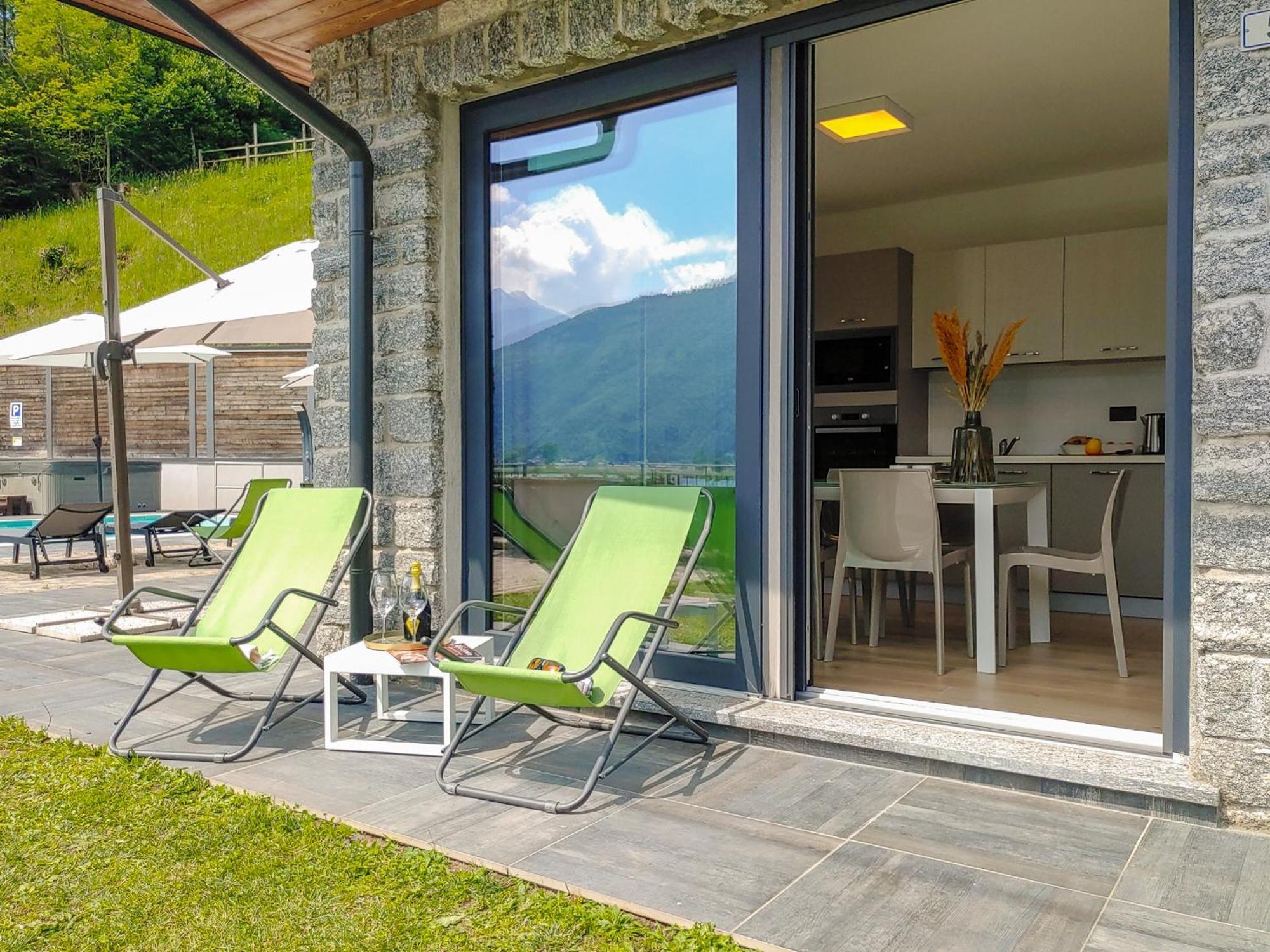 Dascio Emotion Ferienwohnung Mit Terrasse Am See Exterior foto